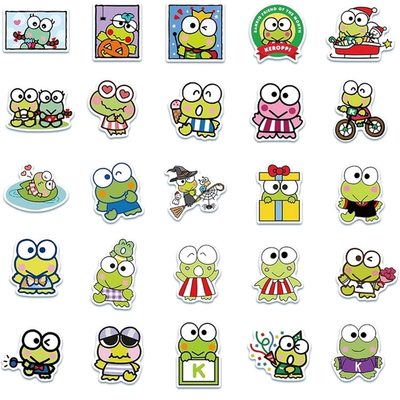 Keroppi Sticker Pack - Multicolor - Picture 4 of 9